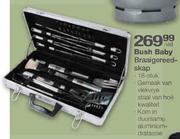 Bush Baby Braaigereedskap-18 Stuk Per Stel