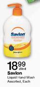 Savlon Liquid Hand Wash - 250ml Each