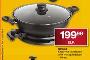 Ottimo Kleefvrye Elektriese Wok Met Glasdeksel - 30cm