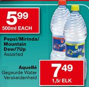 Aquelle Gegeurde Water - 1.5 Ltr Elk