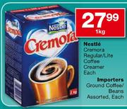 Nestle Cremora Regular/Lite Coffee Creamer - 1 Kg Each
