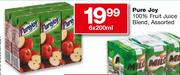 Pure Joy 100% Fruit Juice Blend - 6 x 200ml
