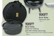 Bush Baby Cast-Iron Baking Pot With Handy Carry Bag Each