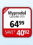  Myprodol Capsules-30's