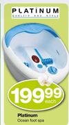 Platinum Ocean Foot Spa-Each