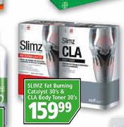 Slimz Fat Burning Catalyst-30's & CLA Body Toner-30's