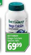 Bettaway Mega Calcium Tablets-60's