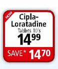 Cipla Loratadine Tablets-10's