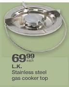 L.K. Stainless Steel Gas Cooker Top Each