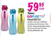 Gopure Bottles - 740ml Each