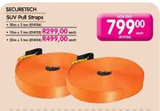 Securetech Suv Pull Straps-30m x 5ton Each