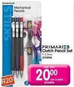 Primaries Clutch Pencil Set 0.5mm-per 5 pack