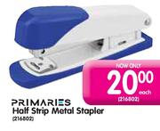 Primaries Half Strip Metal Stapler-each