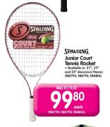 Spalding Junior Court Tennis Racket Each