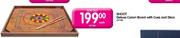 Shoot Deluxe Carom Board With Cues And Discs Each