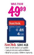 SanDisk SDHC 4GB