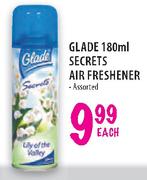 Glade Secrets Air Freshener - 180ml Each