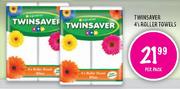 Twinsaver Roller Towels - 4's Per Pack