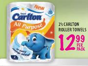 Carlton Roller Towels - 2's Per Pack