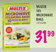 Multix 10's Microwave Bags - 20 x 22cm