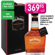 Jack Daniel's Holiday Select Collector's Edition In Gift Box-1x750ml