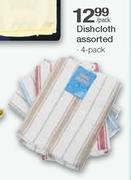 Dishcloth Assorted-4 Pack