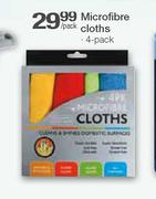 Microfibre Cloths-4 Pack