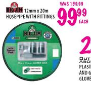 Bigjim Hosepipe With Fittings-12mmx20m