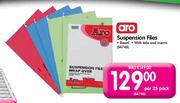 Aro Suspension Files-Per 25 Pack
