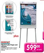 Parrot Products Flipchart Plus Paper & Markers-Per Pack
