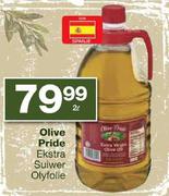 Olive Pride Ekstra Suiwer Olyfolie-2l