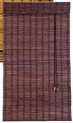 Finishing Touches Bamboo Roman Blind (Mahogany)-600x1300mm Each