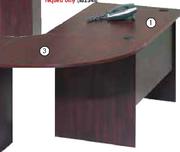 Classique Office Desk Mahogany(750x750mm Link Cherry)