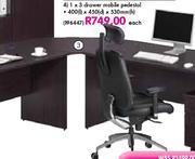 Bedford Home Office Desk Suite(1x800mmx800mm Link)