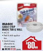 Magic Caulk Strip Magic Tub & Wall(MC40)-Each