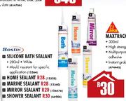 Bostik Silicone Bath Sealant - 280ml