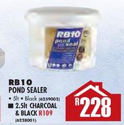 RB10 Pond Sealer Charcoal & Black-2.5Ltr