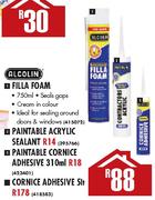 Alcolin Paintable Cornice Adhesive - 310ml