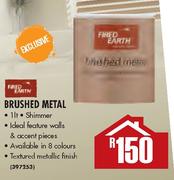 Fired Earth Brushed Metal-1Ltr