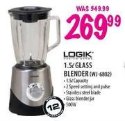 Logik Glass Blender (WJ-6802)-1.5l