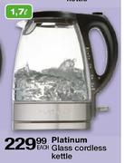 Platinum Glass Cordless Kettle-1.7l Each