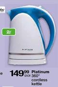 Platinum 360 Degree Cordless Kettle-2l Each