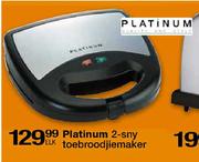 Platinum 2-Sny Toebroodjiemaker-Elk