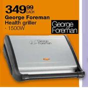 George Foreman Health Griller-1500W Each