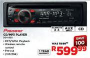 Pioneer CD/MP3 Player (DEH-1350)