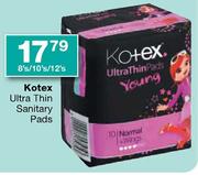 Kotex Ultra Thin Sanitary Pads - 8's/10's/12's
