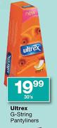Ultrex G-String Pantyliners - 30's