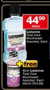 Listerine Total Care Mouthwash Assorted-500ml Each