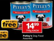 Petley's Dog Food Assorted-775g Each