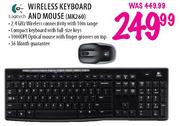 Logitech Wireless Keyboard & Mouse(MK260)